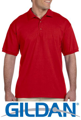 The Gildan G280 Sportshirt is another great shirt from Gildan.  This one (just like t-shirts) is a jersey knit fabric rather than the pique knit fabric that some other sportshirts come in.