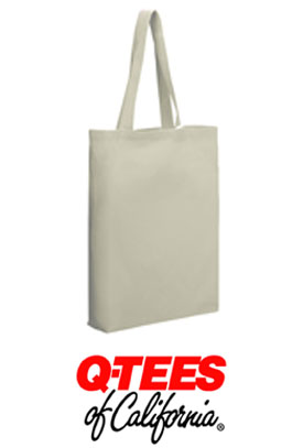 One of tMiami.com's customers has been ordering the Q Tees QTBG Economical Tote Bag for years and Debi uses one that, since that first order, has been holding up real well