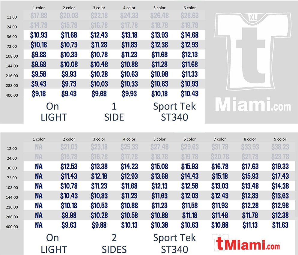 Sport Tek ST340 Light Prices