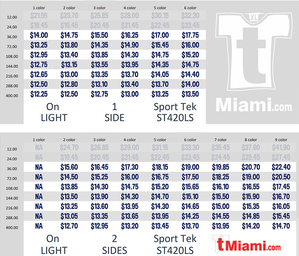 Sport Tek ST420LS Light Prices