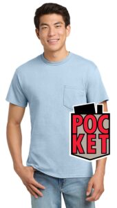 Screen Printable Gildan® Ultra Cotton® 100% US Cotton T-Shirt with Pocket