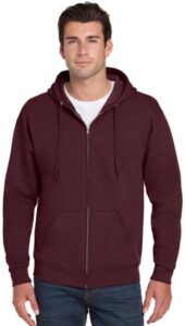 Screen Printable Jerzees® NuBlend® Full-Zip Hooded Sweatshirt