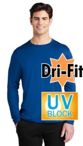 Screen Printable Sport-Tek ® Posi-UV ® Pro Long Sleeve Tee