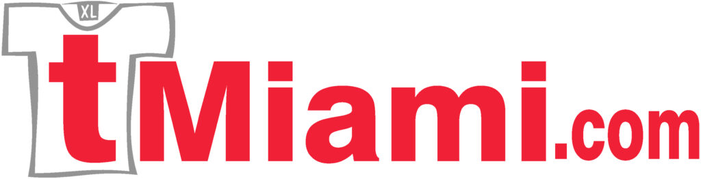 tMiami.com Custom Printed T-Shirts and Caps 2 color logo
