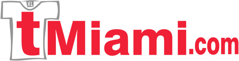 tMiami.com Custom Printed T-Shirts and Caps 2 color logo