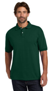 054X Hanes® EcoSmart® 5.2-Ounce Jersey Knit Sport Shirt